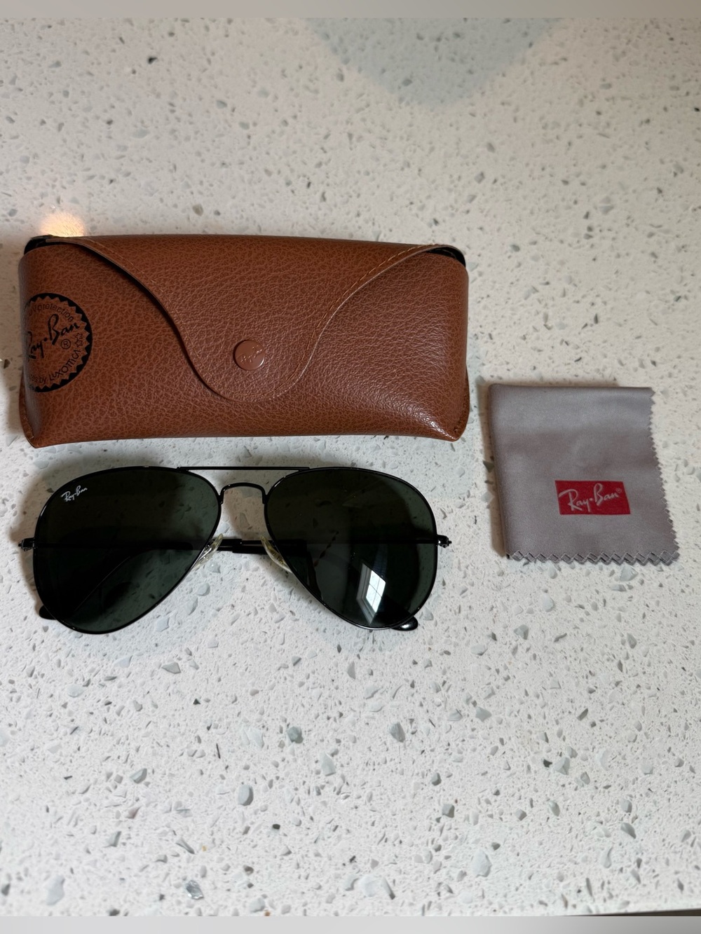 Ray-Ban Aviator Black Sunglasses